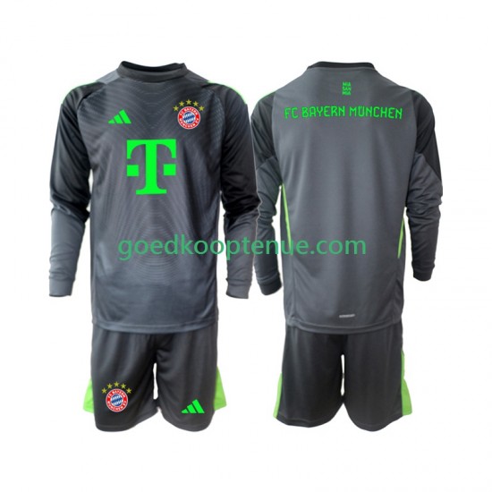 Uit Tenue van FC Bayern München Keepersshirt Kind 2-13 jaar 2025-26 Lange Mouw