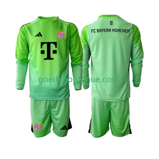 Thuis Tenue van FC Bayern München Keepersshirt Kind 2-13 jaar 2025-26 Lange Mouw