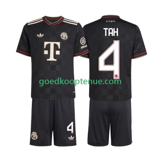 3de Tenue van FC Bayern München Jonathan Tah 4 Kind 2-13 jaar 2025-26 Korte Mouw
