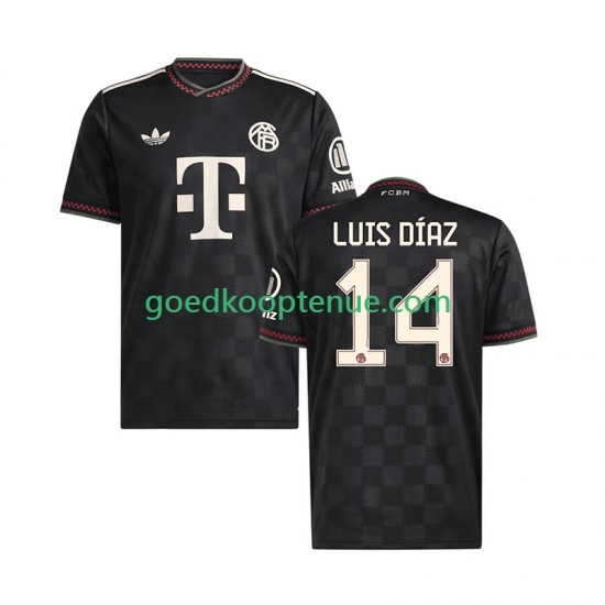3de Tenue van FC Bayern München Luis Diaz 14 Heren 2025-26 Korte Mouw