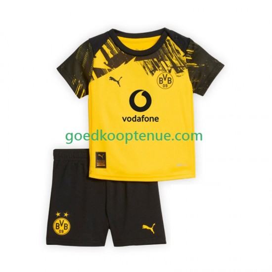 Thuis Tenue van Borussia Dortmund Kind 2-13 jaar 2025-26 Korte Mouw