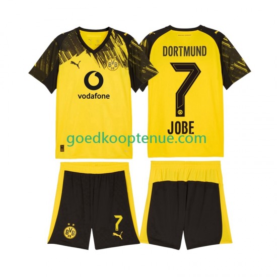 Thuis Tenue van Borussia Dortmund Jobe Bellingham 7 Kind 2-13 jaar 2025-26 Korte Mouw