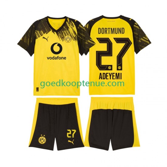 Thuis Tenue van Borussia Dortmund Karim Adeyemi 27 Kind 2-13 jaar 2025-26 Korte Mouw