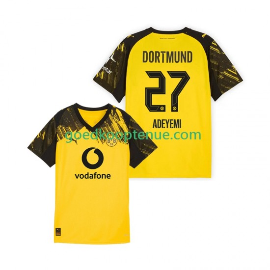 Thuis Tenue van Borussia Dortmund Karim Adeyemi 27 Heren 2025-26 Korte Mouw