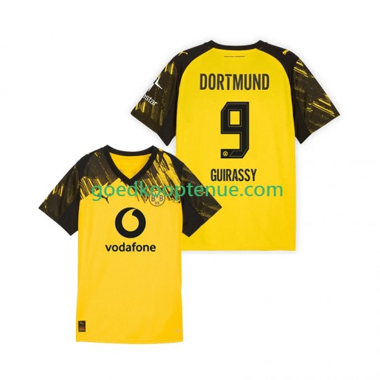 Thuis Tenue van Borussia Dortmund Serhou Guirassy 9 Heren 2025-26 Korte Mouw