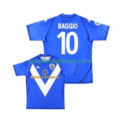 Thuis Retro Tenue van Brescia Calcio Baggio 10 2003 Heren 2004 Korte Mouw