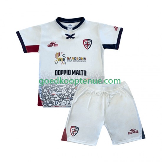 Uit Tenue van Cagliari Kind 2-13 jaar 2025-26 Korte Mouw