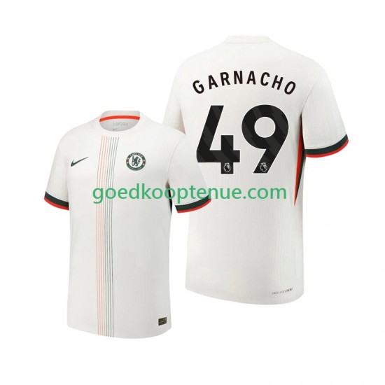 Uit Tenue van Chelsea Alejandro Garnacho 49 Heren 2025-26 Korte Mouw