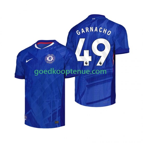 Thuis Tenue van Chelsea Alejandro Garnacho 49 Heren 2025-26 Korte Mouw