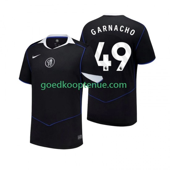 3de Tenue van Chelsea Alejandro Garnacho 49 Heren 2025-26 Korte Mouw