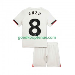 Uit Tenue van Chelsea Enzo Fernandez 8 Kind 2-13 jaar 2025-26 Korte Mouw