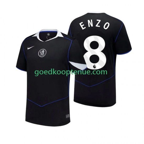 3de Tenue van Chelsea Enzo Fernandez 8 Heren 2025-26 Korte Mouw
