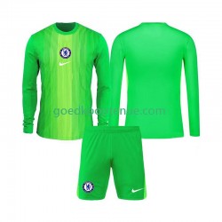 Uit Tenue van Chelsea Keepersshirt Kind 2-13 jaar 2025-26 Lange Mouw