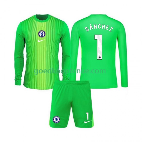 Uit Tenue van Chelsea Keepersshirt Robert Sanchez 1 Kind 2-13 jaar 2025-26 Lange Mouw