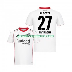 Uit Tenue van Eintracht Frankfurt Mario Gotze 27 Heren 2025-26 Korte Mouw