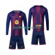 Thuis Tenue van FC Barcelona Kind 2-13 jaar 2025-26 Lange Mouw
