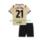 Uit Tenue van FC Barcelona Frenkie de Jong 21 UCL Kind 2-13 jaar 2025-26 Korte Mouw