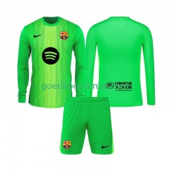 Thuis Tenue van FC Barcelona Keepersshirt Kind 2-13 jaar 2025-26 Lange Mouw