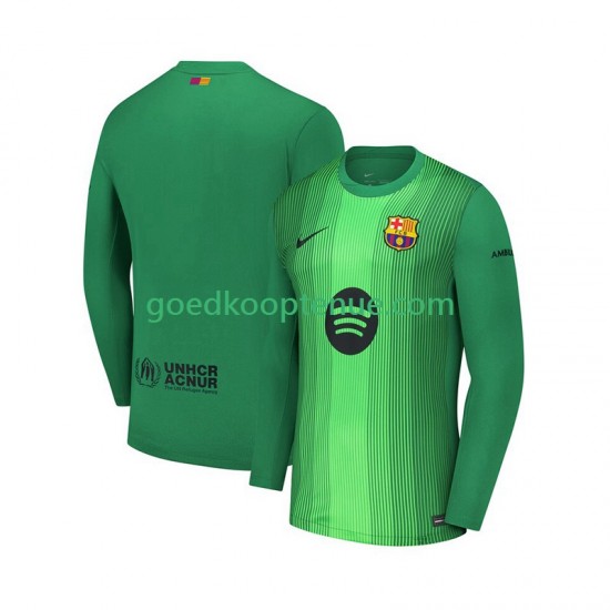 Thuis Tenue van FC Barcelona Keepersshirt Heren 2025-26 Lange Mouw