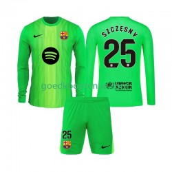 Thuis Tenue van FC Barcelona Keepersshirt Szczesny 25 Kind 2-13 jaar 2025-26 Lange Mouw