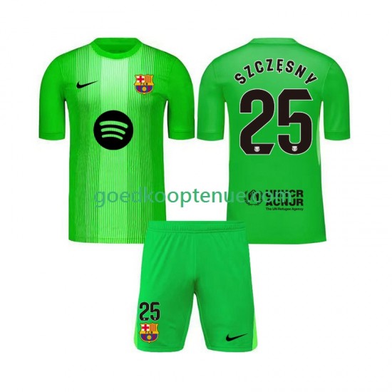 Thuis Tenue van FC Barcelona Keepersshirt Szczesny 25 Kind 2-13 jaar 2025-26 Korte Mouw