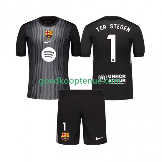 3de Tenue van FC Barcelona Keepersshirt Ter Stegen 1 Kind 2-13 jaar 2025-26 Korte Mouw