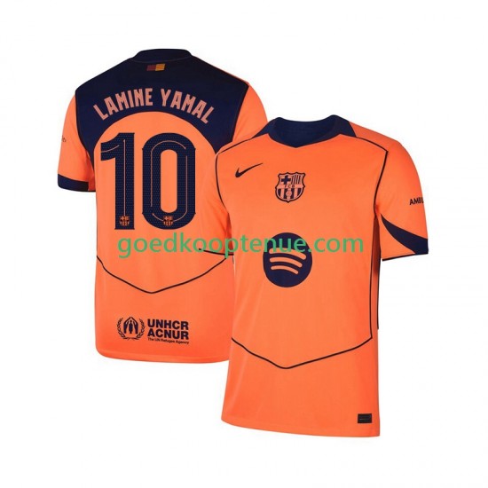3de Tenue van FC Barcelona Lamine Yamal 10 UCL Heren 2025-26 Korte Mouw