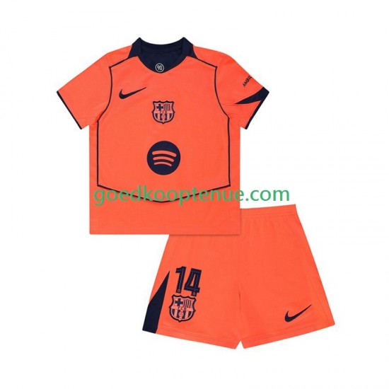 3de Tenue van FC Barcelona Marcus Rashford 14 UCL Kind 2-13 jaar 2025-26 Korte Mouw