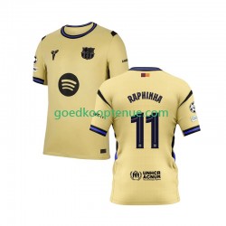 Uit Tenue van FC Barcelona Raphinha 11 Champions League Heren 2025-26 Korte Mouw