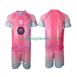 Thuis Tenue van FC Barcelona Special Kind 2-13 jaar 2025-26 Korte Mouw