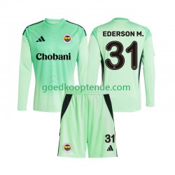 Uit Tenue van Keepersshirt Fenerbahce Ederson Moraes 31 Kind 2-13 jaar 2025-26 Lange Mouw