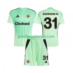Uit Tenue van Keepersshirt Fenerbahce Ederson Moraes 31 Kind 2-13 jaar 2025-26 Korte Mouw