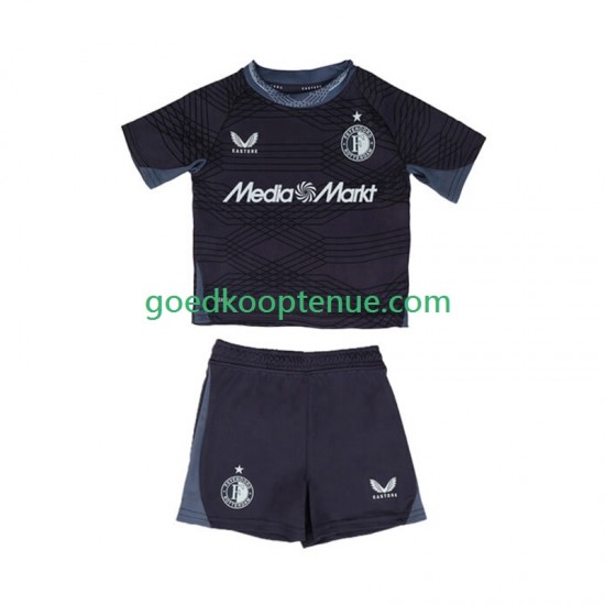 Uit Tenue van Feyenoord Rotterdam Kind 2-13 jaar 2025-26 Korte Mouw
