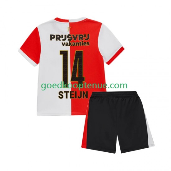 Thuis Tenue van Feyenoord Rotterdam Sem Steijn 14 Kind 2-13 jaar 2025-26 Korte Mouw
