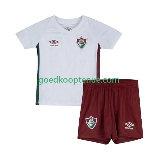 Uit Tenue van Fluminense Kind 2-13 jaar 2025-26 Korte Mouw