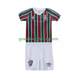 Thuis Tenue van Fluminense Kind 2-13 jaar 2025-26 Korte Mouw