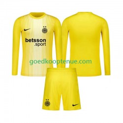Uit Tenue van Inter Milan Keepersshirt Kind 2-13 jaar 2025-26 Lange Mouw