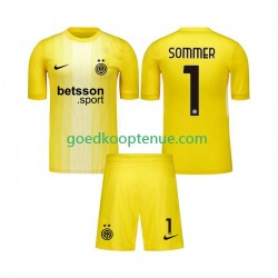 Uit Tenue van Inter Milan Keepersshirt Yann Sommer 1 Kind 2-13 jaar 2025-26 Korte Mouw