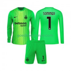3de Tenue van Inter Milan Keepersshirt Yann Sommer 1 Kind 2-13 jaar 2025-26 Lange Mouw