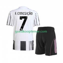 Thuis Tenue van Juventus Francisco Conceicao 7 Kind 2-13 jaar 2025-26 Korte Mouw
