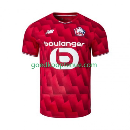 Thuis Tenue van LOSC Lille Heren 2025-26 Korte Mouw