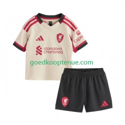 Uit Tenue van Liverpool Kind 2-13 jaar 2025-26 Korte Mouw
