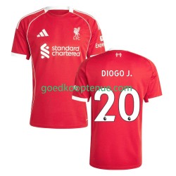 Thuis Tenue van Liverpool Diogo Jota 20 Heren 2025-26 Korte Mouw