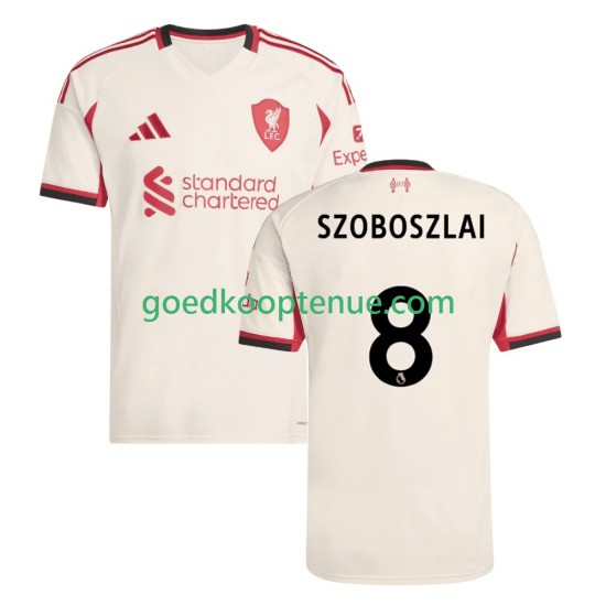Uit Tenue van Liverpool Dominik Szoboszlai 8 Heren 2025-26 Korte Mouw