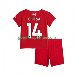 Thuis Tenue van Liverpool Federico Chiesa 14 Kind 2-13 jaar 2025-26 Korte Mouw