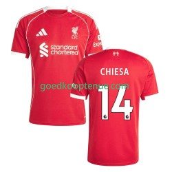 Thuis Tenue van Liverpool Federico Chiesa 14 Heren 2025-26 Korte Mouw