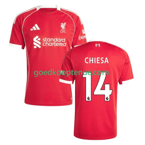 Thuis Tenue van Liverpool Federico Chiesa 14 Heren 2025-26 Korte Mouw Thuis Tenue van Liverpool Federico Chiesa 14 Heren 2025-26 Korte Mouw