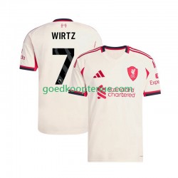 Uit Tenue van Liverpool Florian Wirtz 7 Heren 2025-26 Korte Mouw
