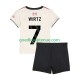 Uit Tenue van Liverpool Florian Wirtz 7 Kind 2-13 jaar 2025-26 Korte Mouw