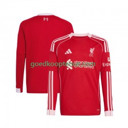 Thuis Tenue van Liverpool Heren 2025-26 Lange Mouw